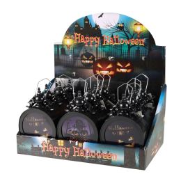 Kerek halloweeni lámpa