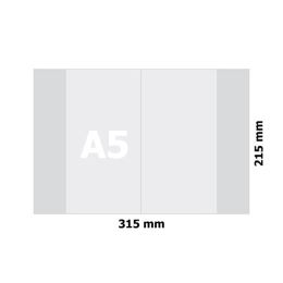 Obal na knihu A5 PVC 315 x 215 mm, hrubý 100 µm /1ks