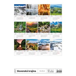 Nástenný kalendár 2027 Slovenská krajina (2)