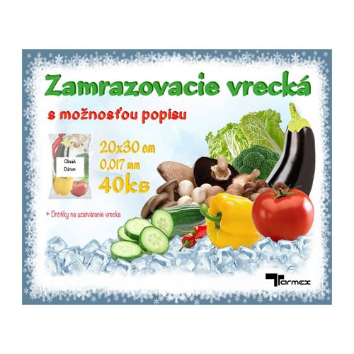 Fagyasztózacskó 20x30 cm, 40 db