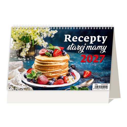 2027-es asztali naptár: Nagymama receptjei