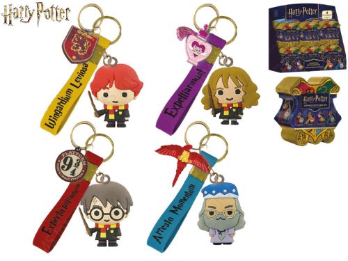 Harry Potter kulcstartó 12,5cm 4fajtás dobozban 12db DBX-ben
