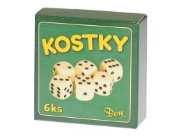 Kockajatékk 16 mm 6 db dobozban (3)