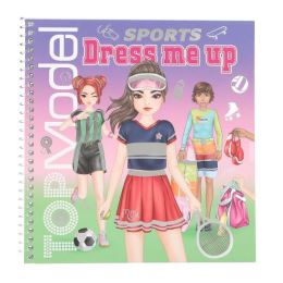 Kreatív Topmodell munkafüzet matricákkal - Dress Me Up Sports