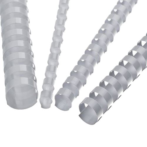 Hrebene plastové 22 mm biele