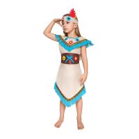 Indian Girl szerepjáték készlet (ruha, öv, fejpánt), 120/130-as méret