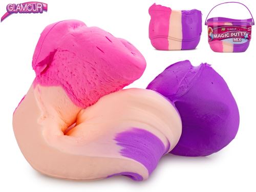 Glamour varázsmassza 240g háromszínű vödörben
