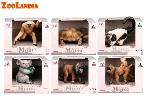 Zoolandia állatkák szafari 6 féle, dobozban