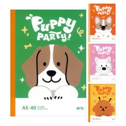 A5 M&amp;G Puppy Party vonalas jegyzetfüzet! (4 minta)