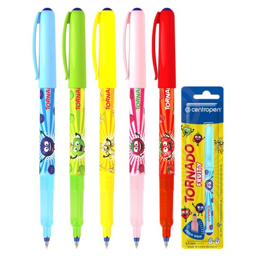 Golyóstoll CENTROPEN 2675 Tornado Fruity, bliszteres