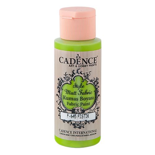 Textilfesték Cadence, Matt, zöld, 59 ml
