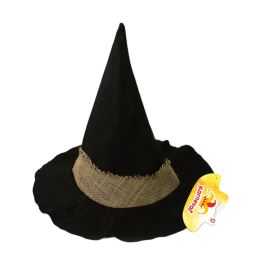 Varázslókalap felnőtteknek, juta díszítéssel (1)