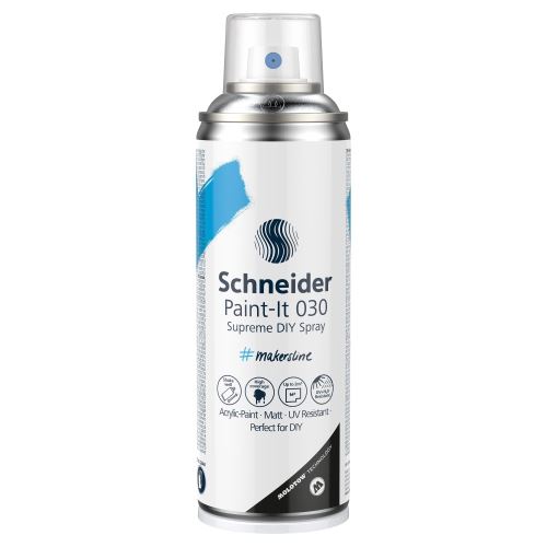 Akrylový sprej Schneider Paint-It 030 - strieborný metalický
