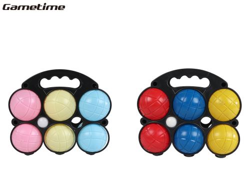 Gametime petanque szett 6db 2szín műanyag tokban