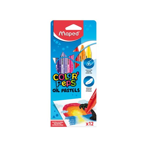 Olajpasztell kréta, MAPED "Color`Peps", 12 db