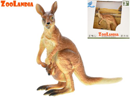 Zoolandia kenguru figurák, 9-11,5 cm, 2 fajta, dobozban