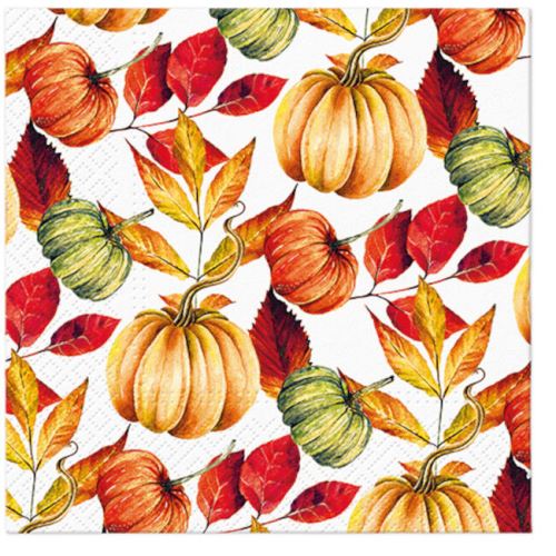 PAW L szalvéta 33x33 cm Pumpkin Pattern