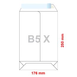 Borítékok B5 X 176 x 250 mm újrahasznosított papír, öntapadó / 20 db Borítékok B5 X 176 x 250 mm újrahasznosított papír, öntapadó / 20 db