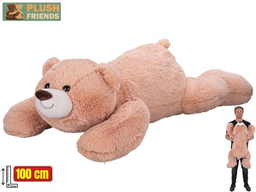 Plüss barátok plüss mackó 100cm fekvő 0m+