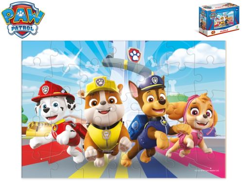 Mancs őrjárat puzzle 20x13cm 35darabos dobozban