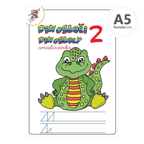 A5 Kifestő - Dinoszauruszok 2