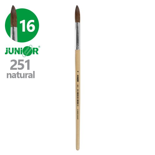JUNIOR  kerek ecset 16 - 251 Natural