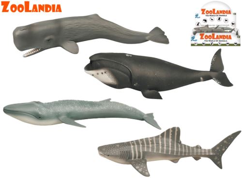 Zoolandia tengeri állatok 22,5-28 cm 4 fajta zacskóban 8 db DBX-ben