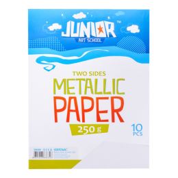 Dekor karton A4 10 db fehér metallic 250 g Dekor karton A4 10 db fehér metallic 250 g