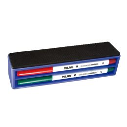 Fehér táblára író filctoll + mágneses törlő, 4 darabos készlet (1)