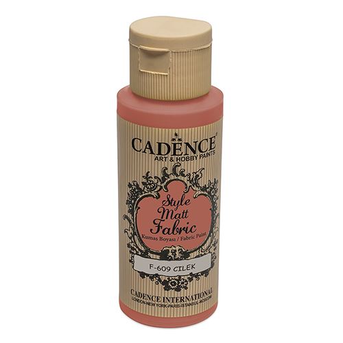 Textilfesték Cadence, Matt, piros, 59 ml