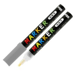 M&amp;G Acrylic Marker 2 mm toll, akril festékkel, szürke S910