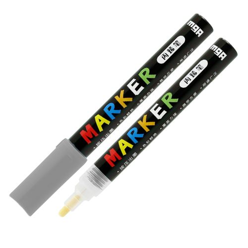 M&G Acrylic Marker 2 mm toll, akril festékkel, szürke S910