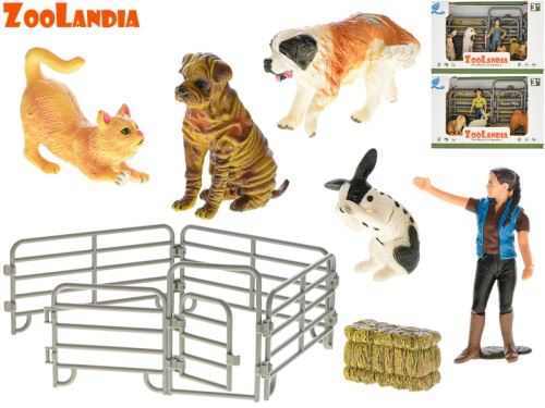 Zoolandia farmos állatkák kiegészítőkkel 3 féle, dobozban