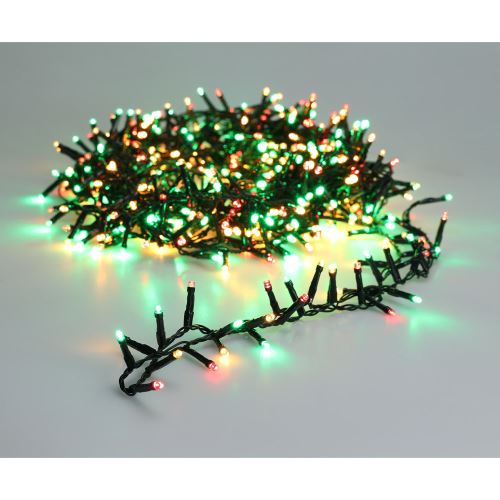 Fénylánc 800 LED színes, 16 m hosszú, kültéri. használat, 230V