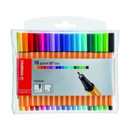 STABILO point 88 Mini tűfilc - 18 csomag - 18 különböző színben STABILO point 88 Mini tűfilc - 18 csomag - 18 különböző színben