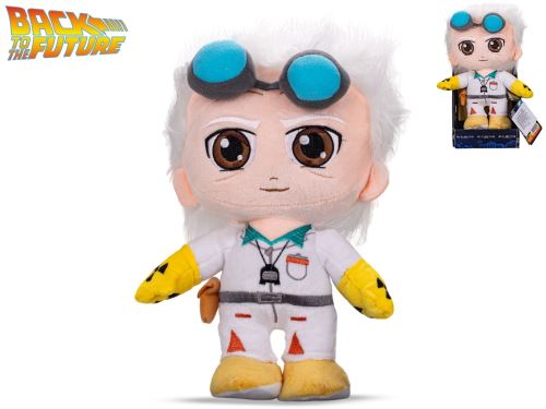 Vissza a jövőbe Dr. Brown plüss 28cm 0m+ dobozban