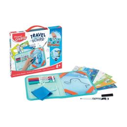 Bőrönd/művészeti eszköztároló MAPED Creativ Travel Board Játékok és rajzolás állatokkal (1)