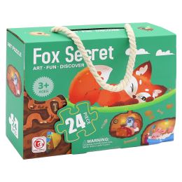 Gyerek kirakós 44 x 31 cm (24 darab) - Fox secret (1)