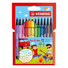 STABILO Pen 68 Mini rostos filctoll, 12 db-os készlet