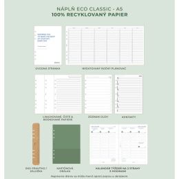 Napló Filofax A5 Eco Essential napló - hamuszürke (2)