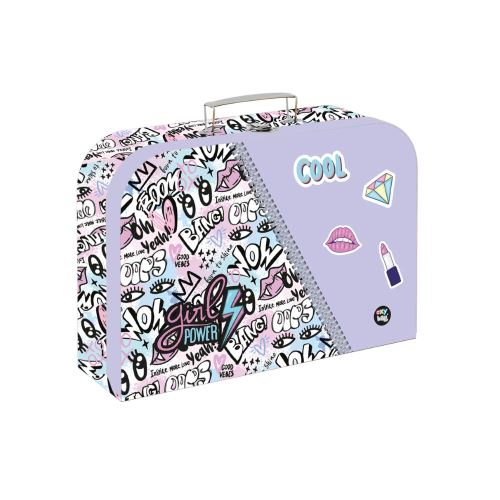 Gyermek laminált aktatáska 34 cm - Funny Girl
