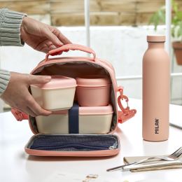 MILAN hermetikus tízórais doboz, 0,25 l Pink (3)