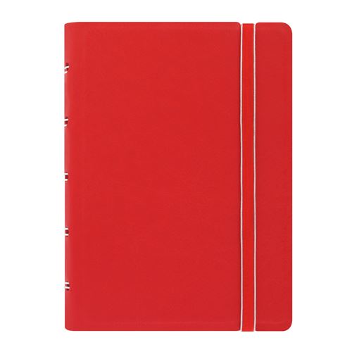 Jegyzettömb Filofax zseb szervezővel, piros