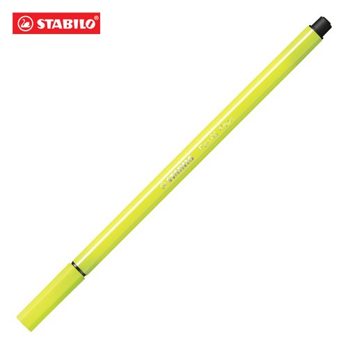 STABILO Pen 68 rostos filctoll, neon sárga