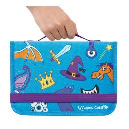 Bőrönd/művészeti eszköztároló MAPED Creativ Travel Board mágneses táblával (5)