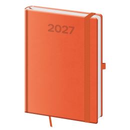 2027-es naptár, napi, A5-es, Print Pop – narancssárga