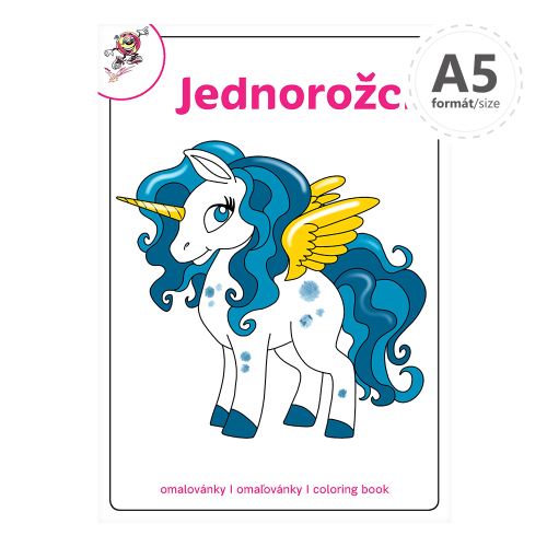 A5 Kifestő - Unikornis