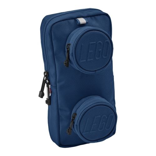 LEGO Signature Brick 1x2 Sling Bag - s jedným popruhom, modrý