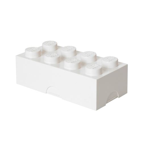 LEGO uzsonnás doboz 100 x 200 x 75 mm - fehér
