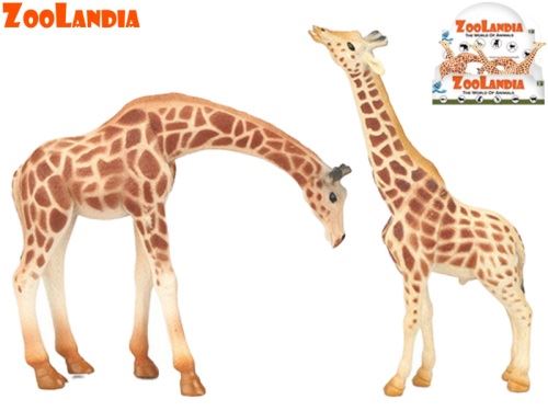Zoolandia zsiráf 13-18cm 2db táskában 10db DBX-ben